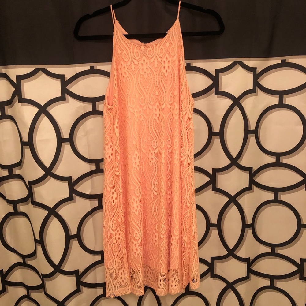 3/$20 Light Pink Lace Style Dress